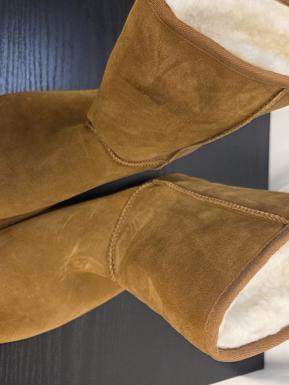 Classic Women's Chestnut Shearling-Lined Boot Jeans